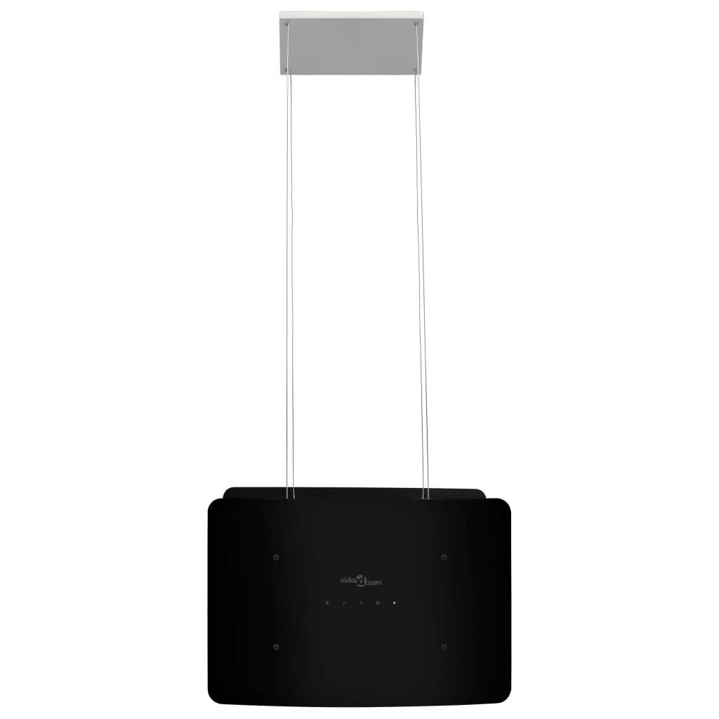vidaXL Hängende Inselhaube Touch-Sensor LCD Gehärtetes Glas