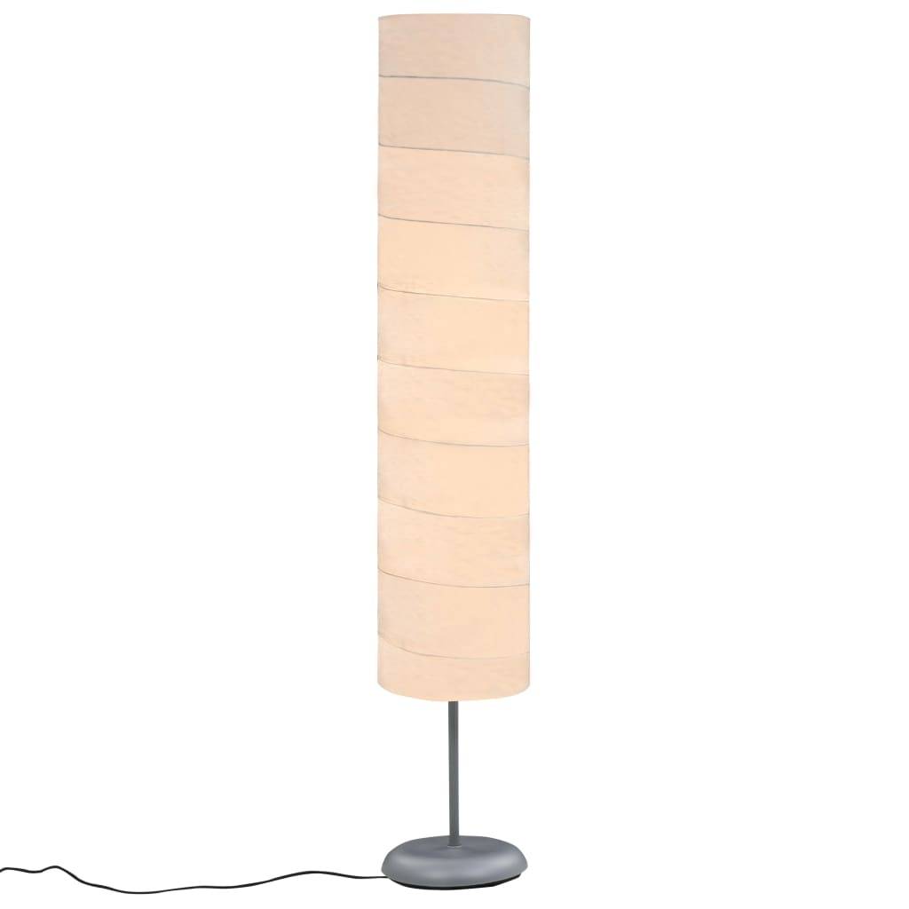 vidaXL Standleuchte 121 cm Weiß E27