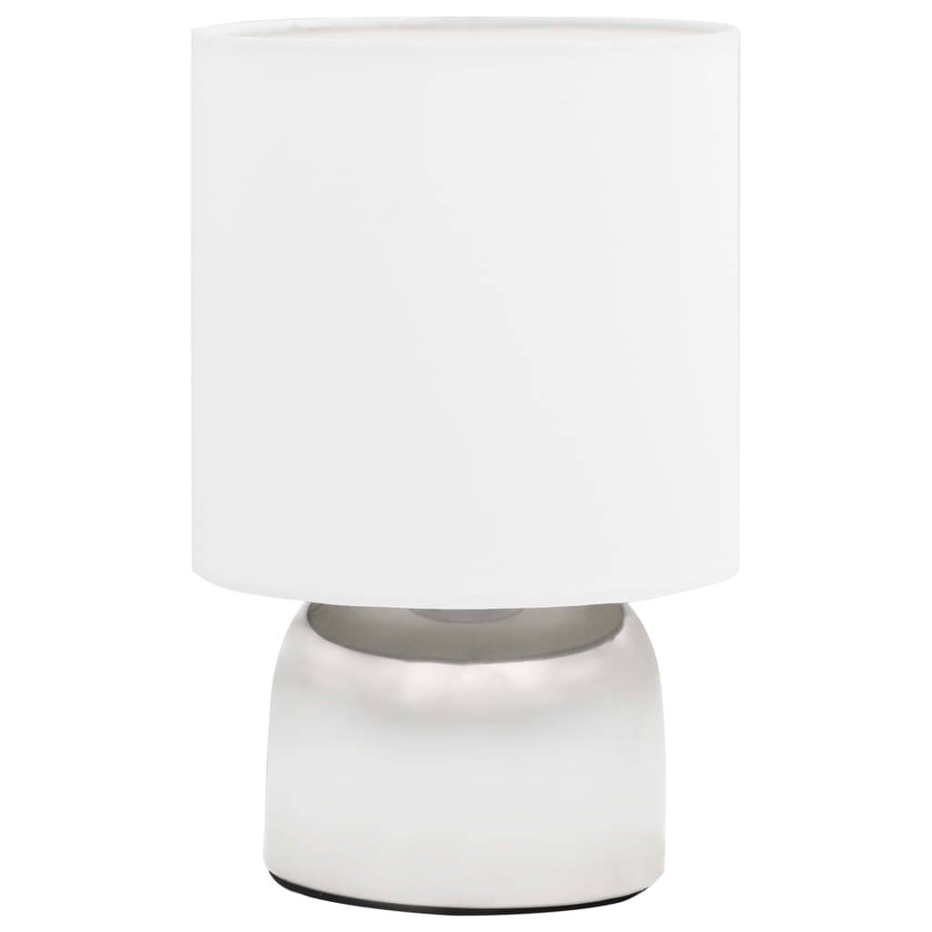 vidaXL Tischlampen 2 Stk. Touch-Sensor Weiß E14