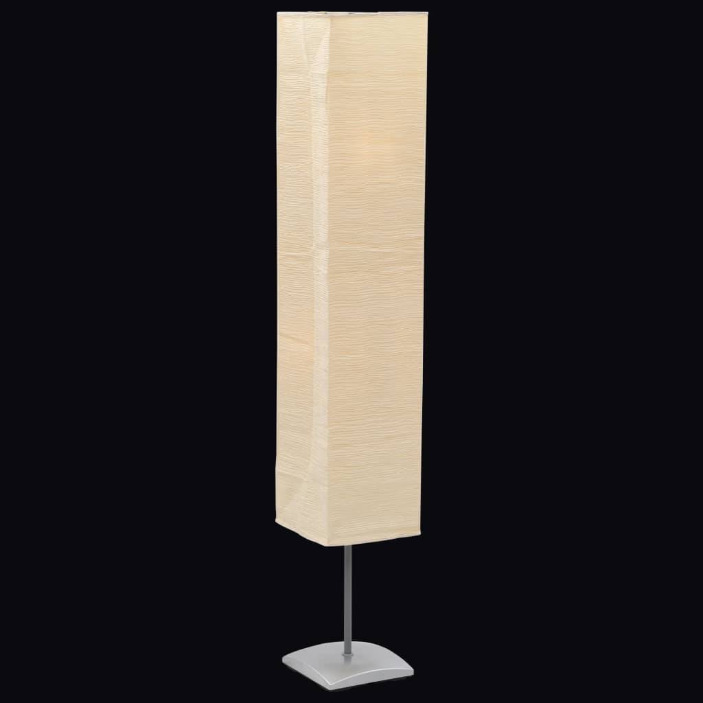 vidaXL Standleuchte mit Stahlständer 135 cm Beige