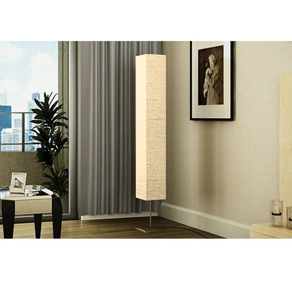 vidaXL Standleuchte mit Stahlständer 170 cm Beige