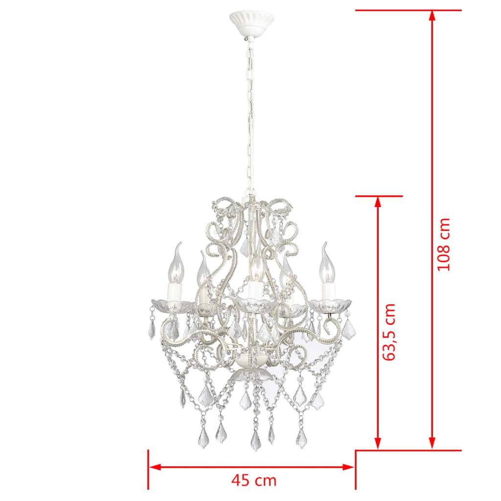 vidaXL Kronleuchter mit 2800 Kristallen E14