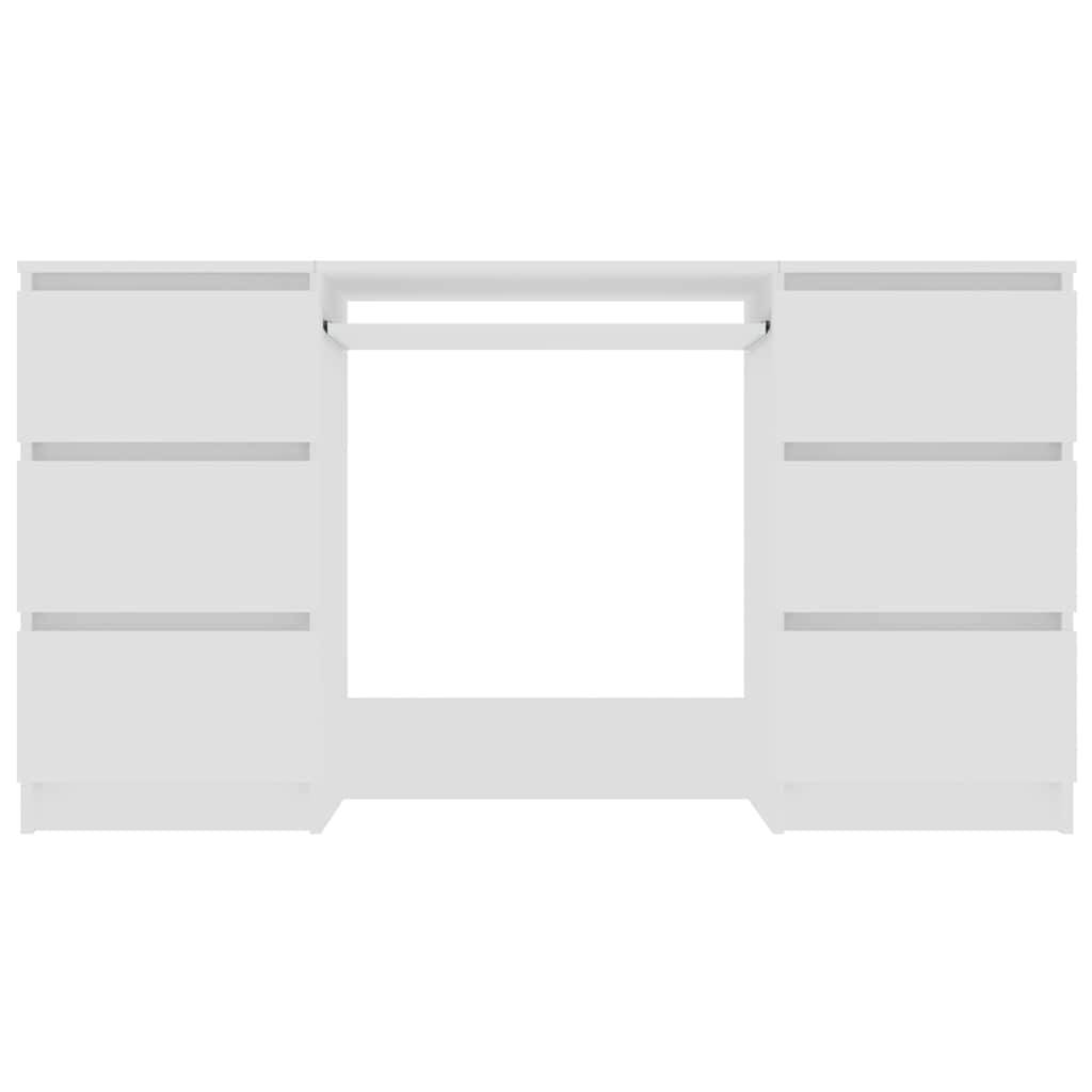 vidaXL Schreibtisch Weiß 140x50x77 cm Holzwerkstoff