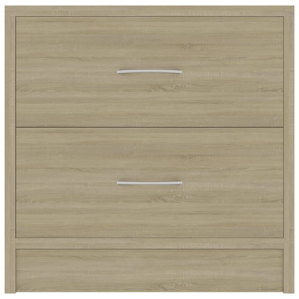 vidaXL Nachttisch Sonoma-Eiche 40x30x40 cm Holzwerkstoff