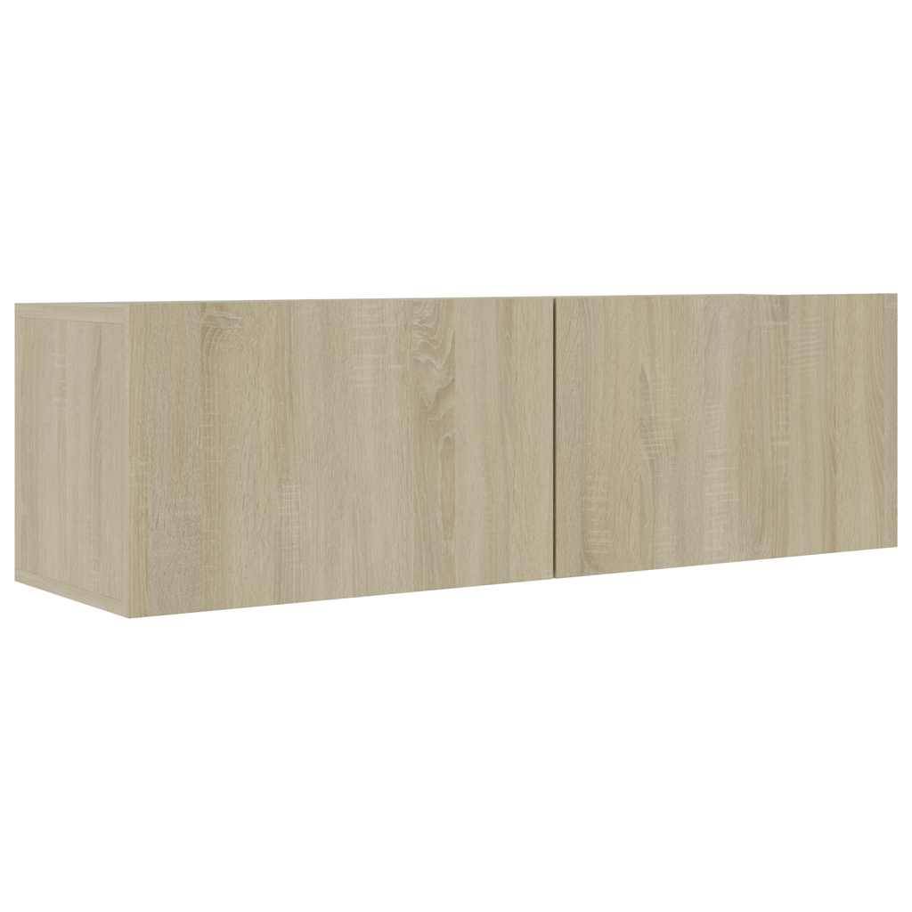 vidaXL TV-Schrank Sonoma-Eiche 100x30x30 cm Holzwerkstoff