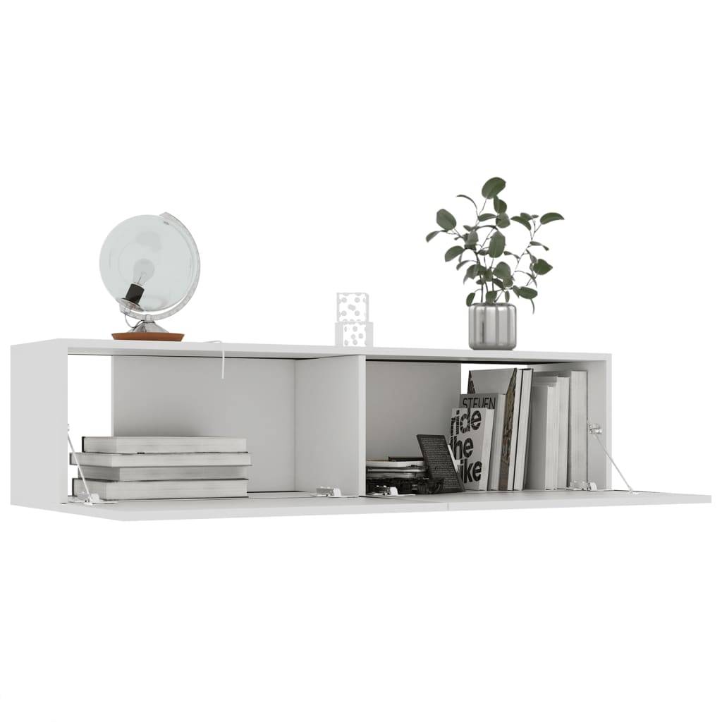vidaXL TV-Schrank Weiß 120x30x30 cm Holzwerkstoff