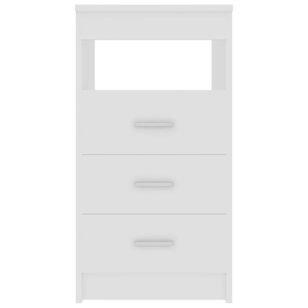 vidaXL Sideboard mit Schubladen Weiß 40x50x76 cm Holzwerkstoff