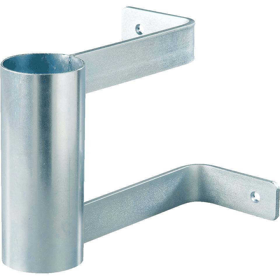 Wandarm für Spiegel, zur Wandbefestigung, verzinkter Stahl, Ø 76mm, 230mm