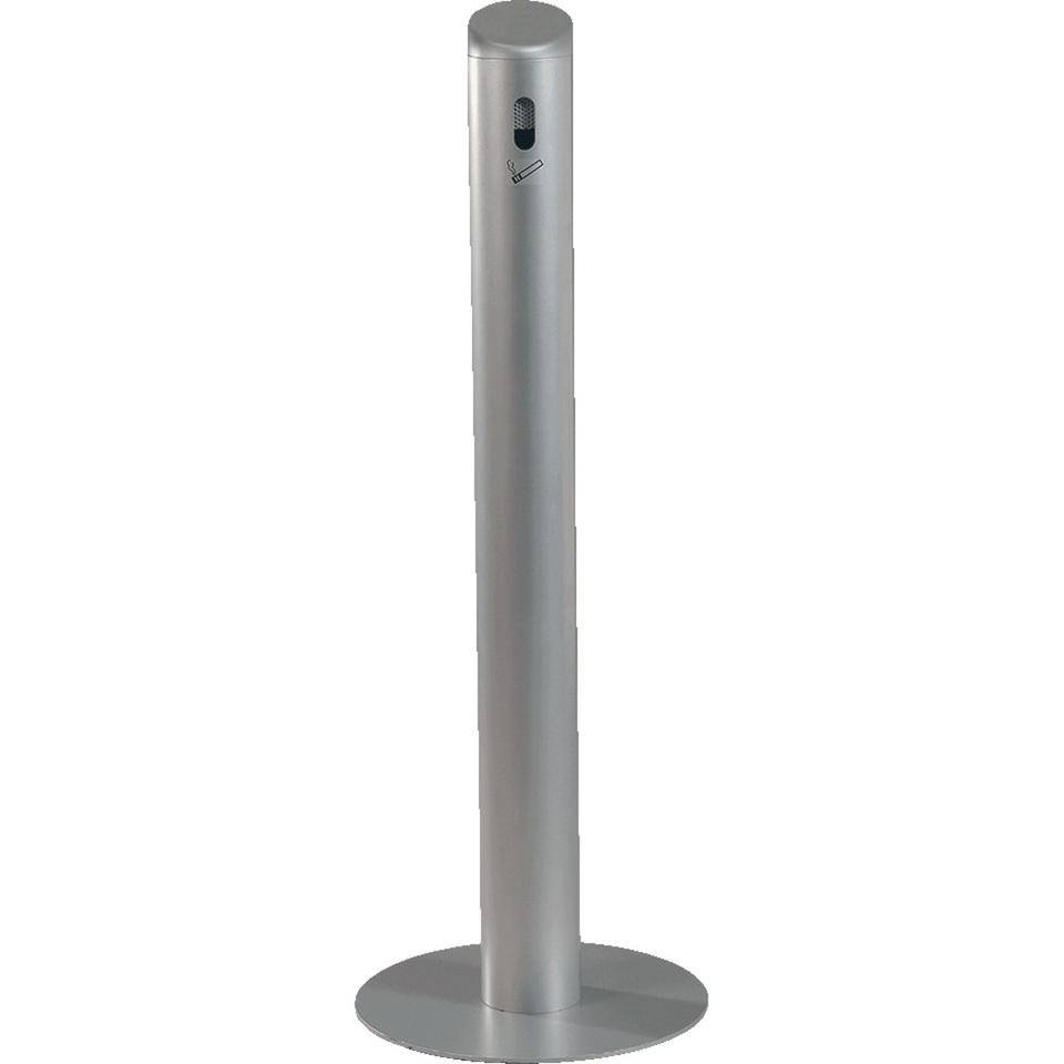 Zigarettenbehälter Smoker, silber, Aluminium, pulverbeschichtet,1041mm