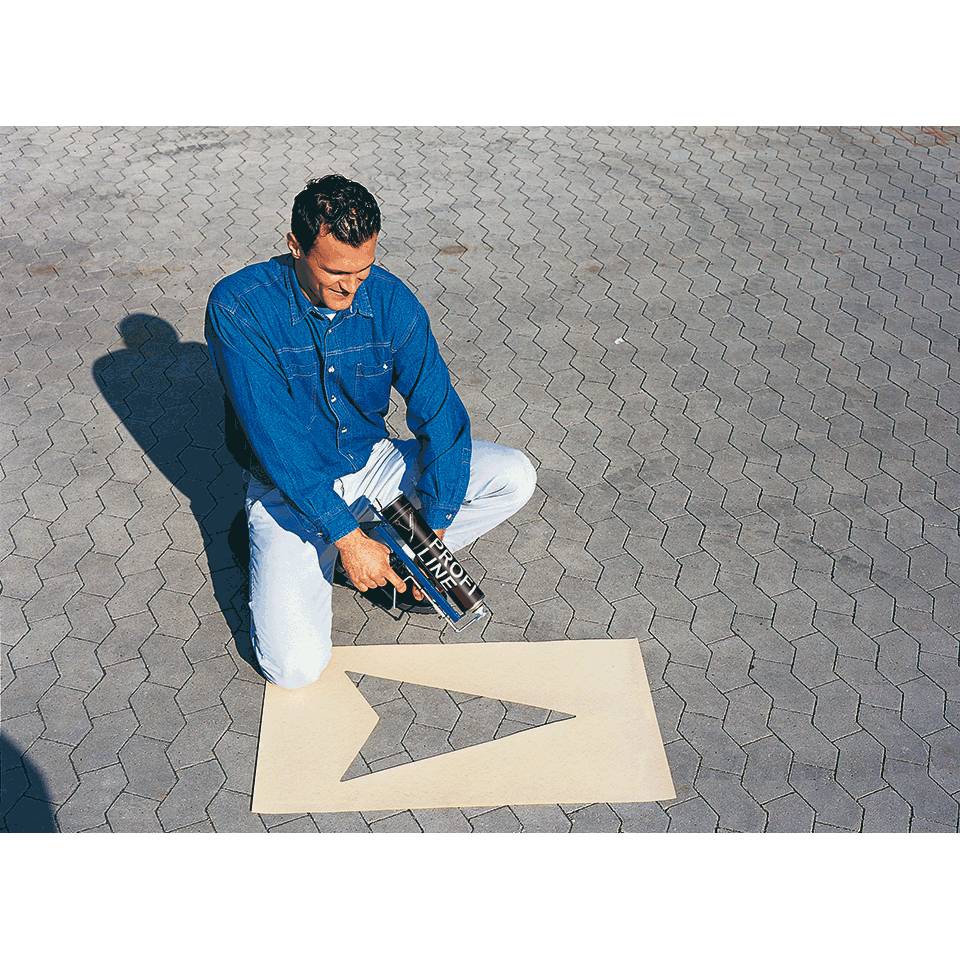 Bodenmarkierungsfarbe PROFILINE, für schnelle und exakte Markierungen, grau, 750ml/Dose