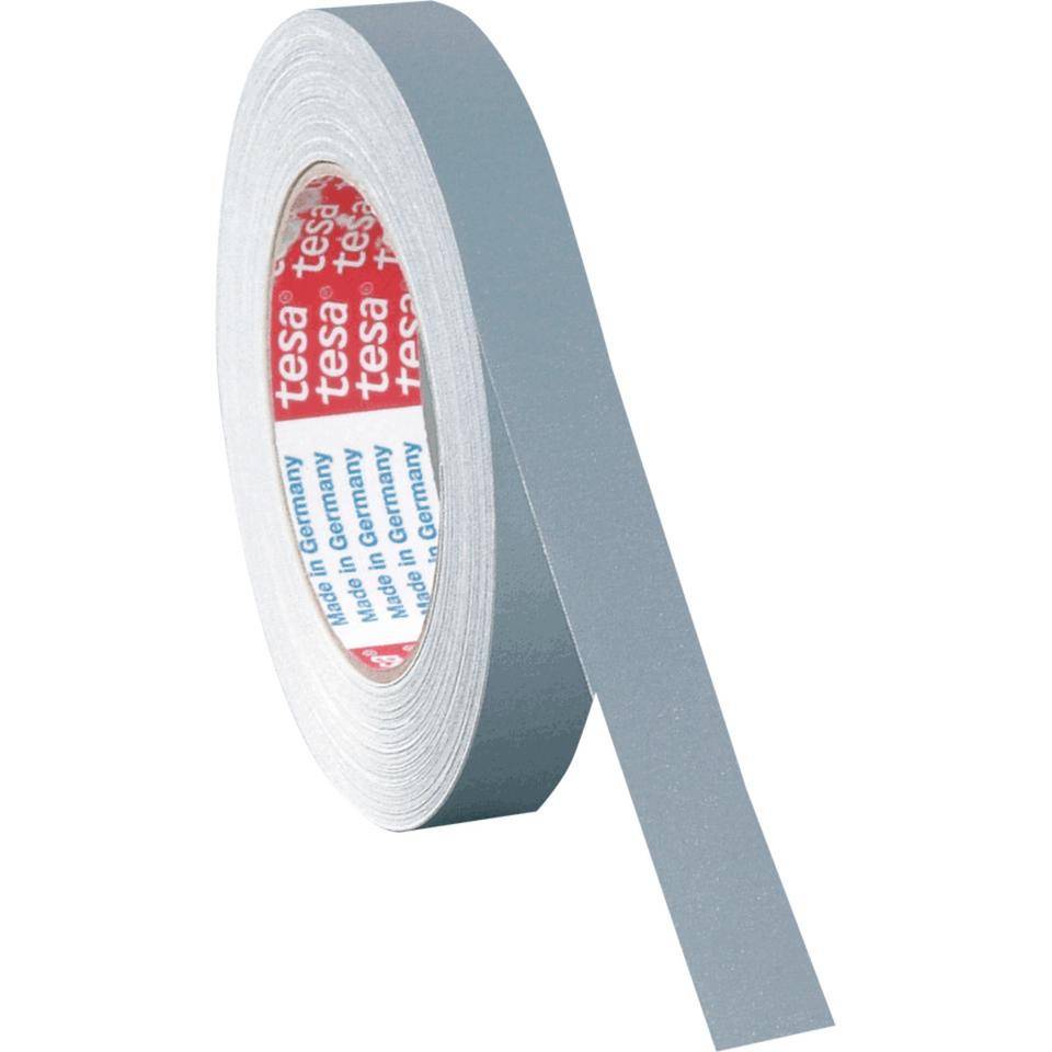 tesaband® 4651 Premium Gewebeband, stark klebend, universell einsetzbar, grau, 19mm, 25m/Rolle