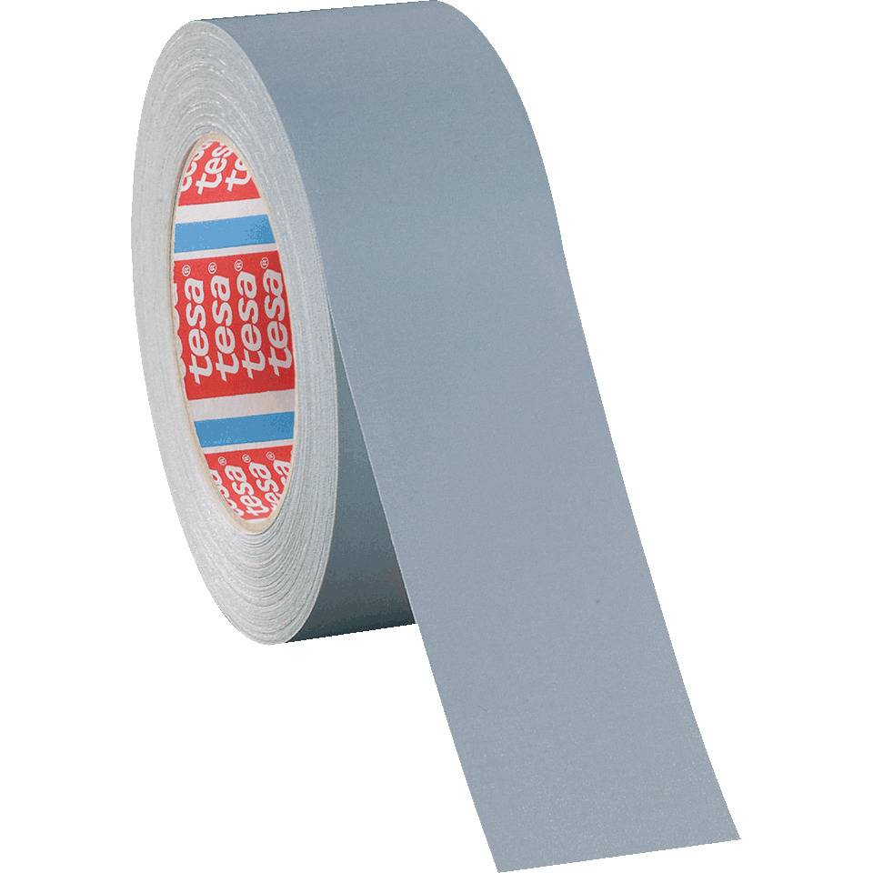tesaband® 4651 Premium Gewebeband, stark klebend, universell einsetzbar, grau, 50mm, 25m/Rolle