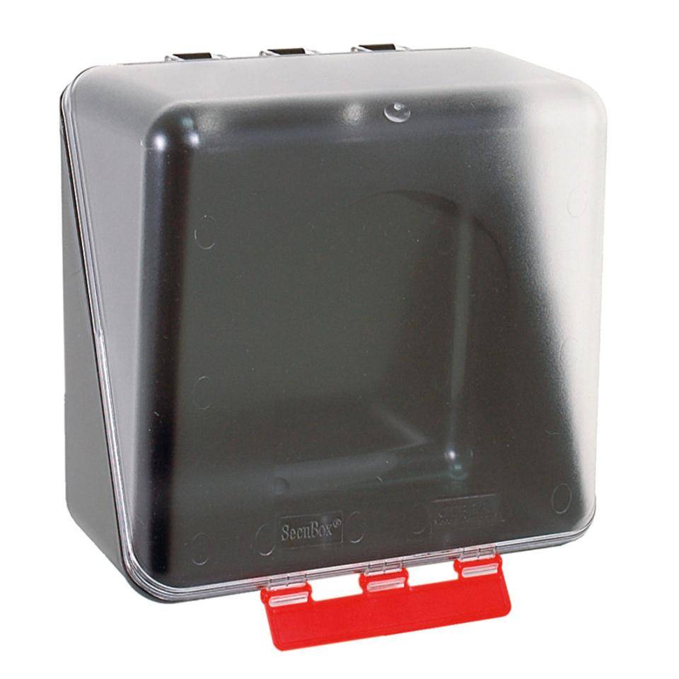 SecuBox Schutzmittelbox Midi, transparent, ca. 225x236x125mm