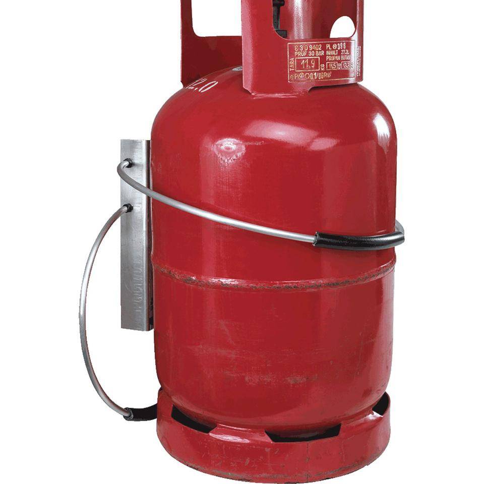 Dolezych Gasflaschenhalter Typ B, EN 12195-2, stehender Transport 5/11kg Flaschen