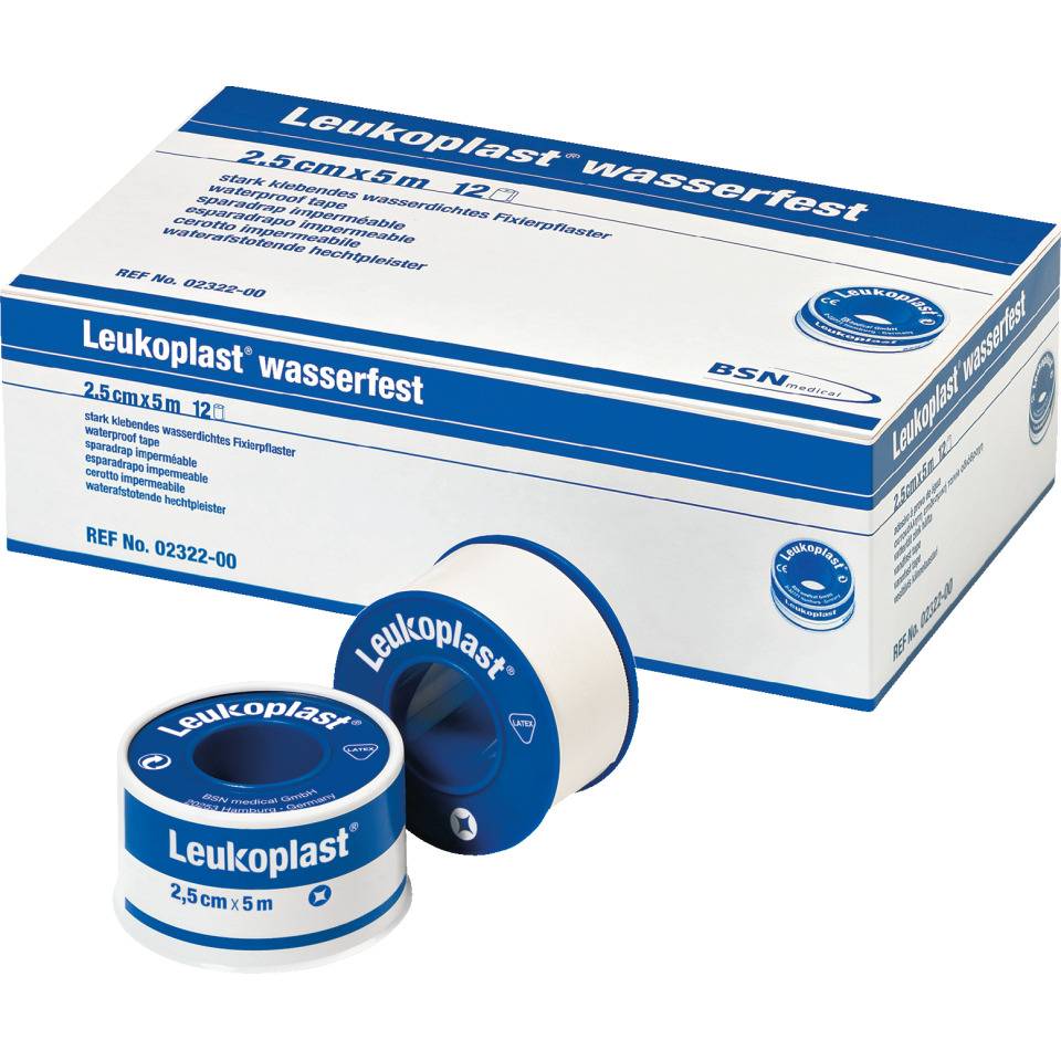 Leukoplast® Fixierpflaster, für normale Haut, 2,5cmx5m, 12 Rollen/VE