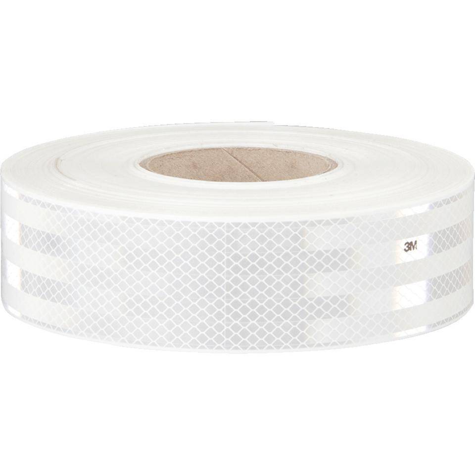 3M™ Konturenmarkierung Serie 983, ECE 104, weiß, Hochleistungsfolie, 55mmx50m/Rolle