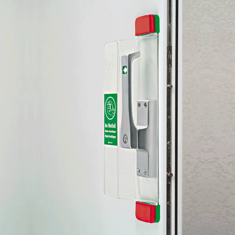 Haube für Paniktreibriegel, Kunststoff, 80x300x70mm