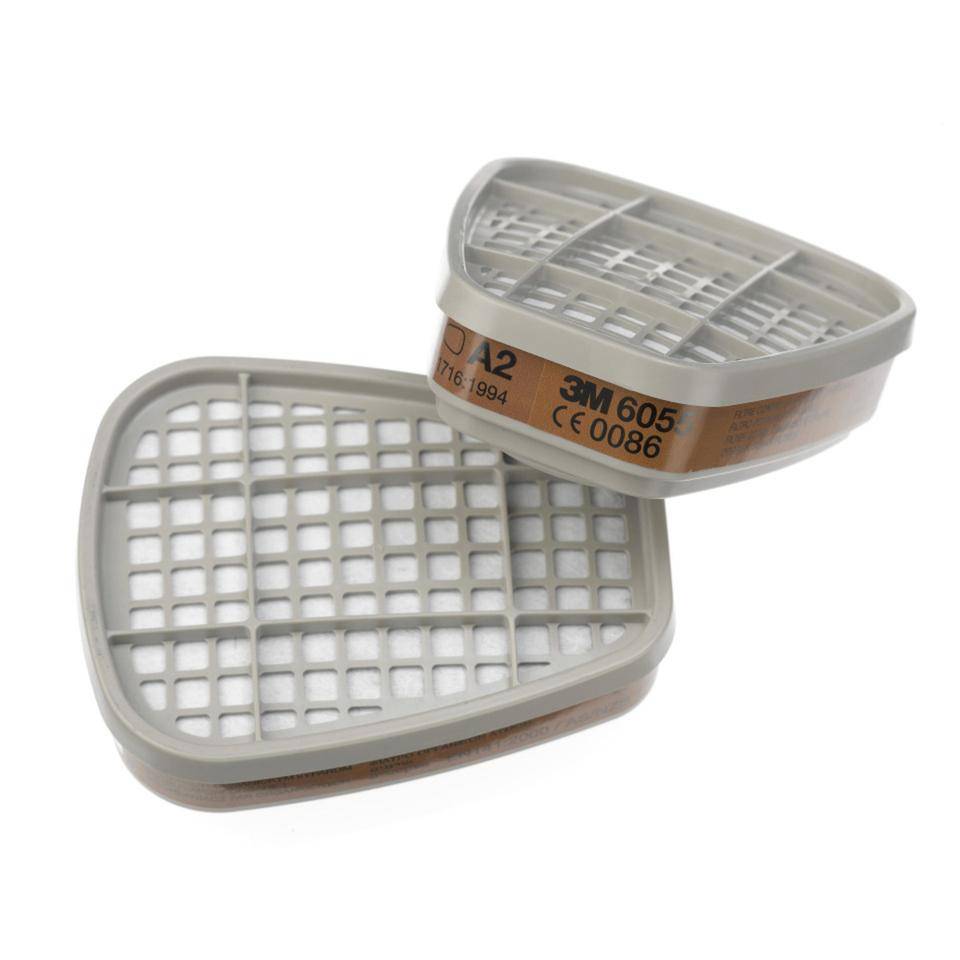 3M™ Gas-und Kombifilter 6055,A2,Kat.III,EN 14387,6000/7000/7500 Maskenserie,2/VE