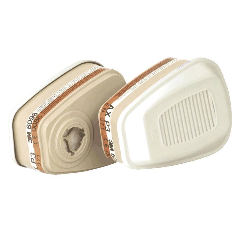 3M™ Gas-und Kombinationsfilter 6098,AXP3 NR,Kat.III,EN 14387,fürVollmasken,4/VE