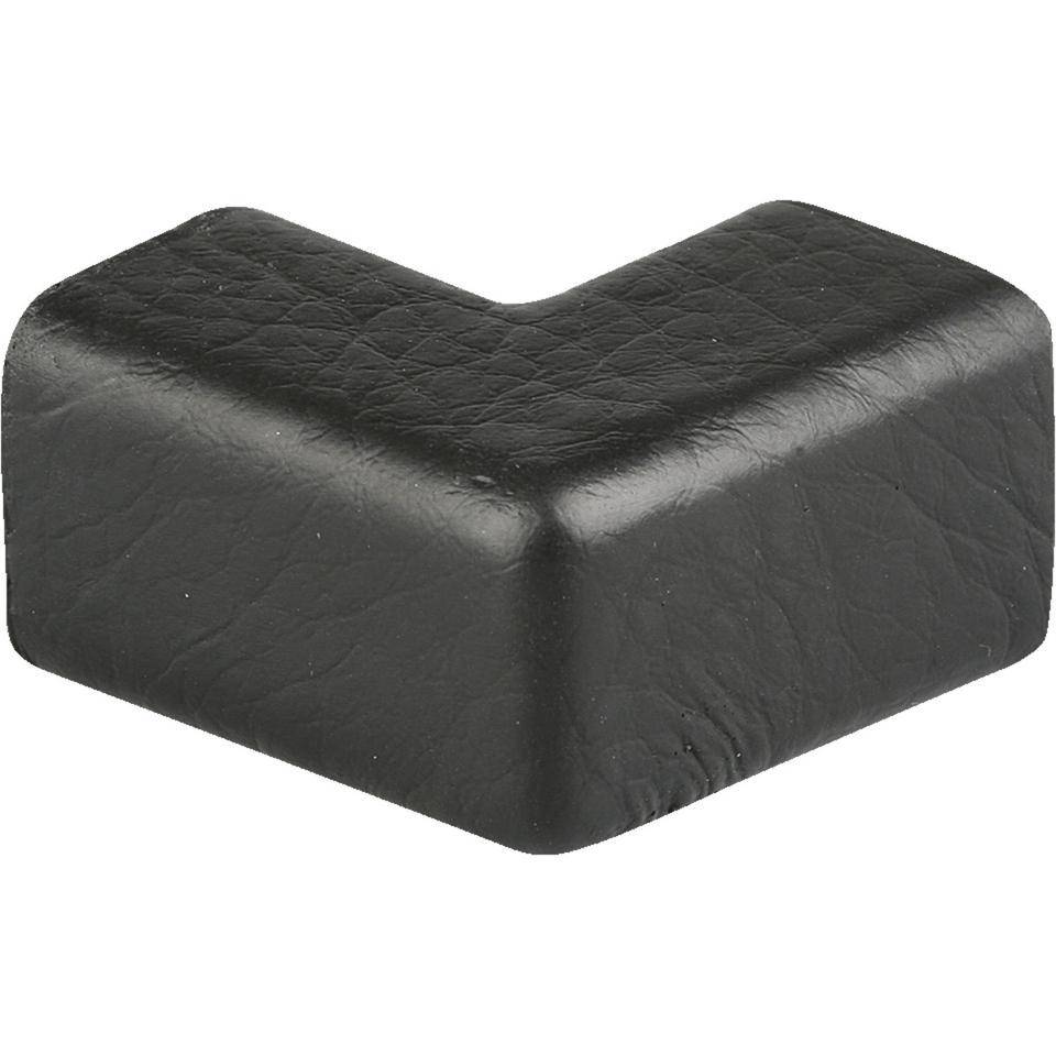 Knuffi Schutzecke Typ E, zweidimensional, schwarz, PU-Schaum, selbstklebend