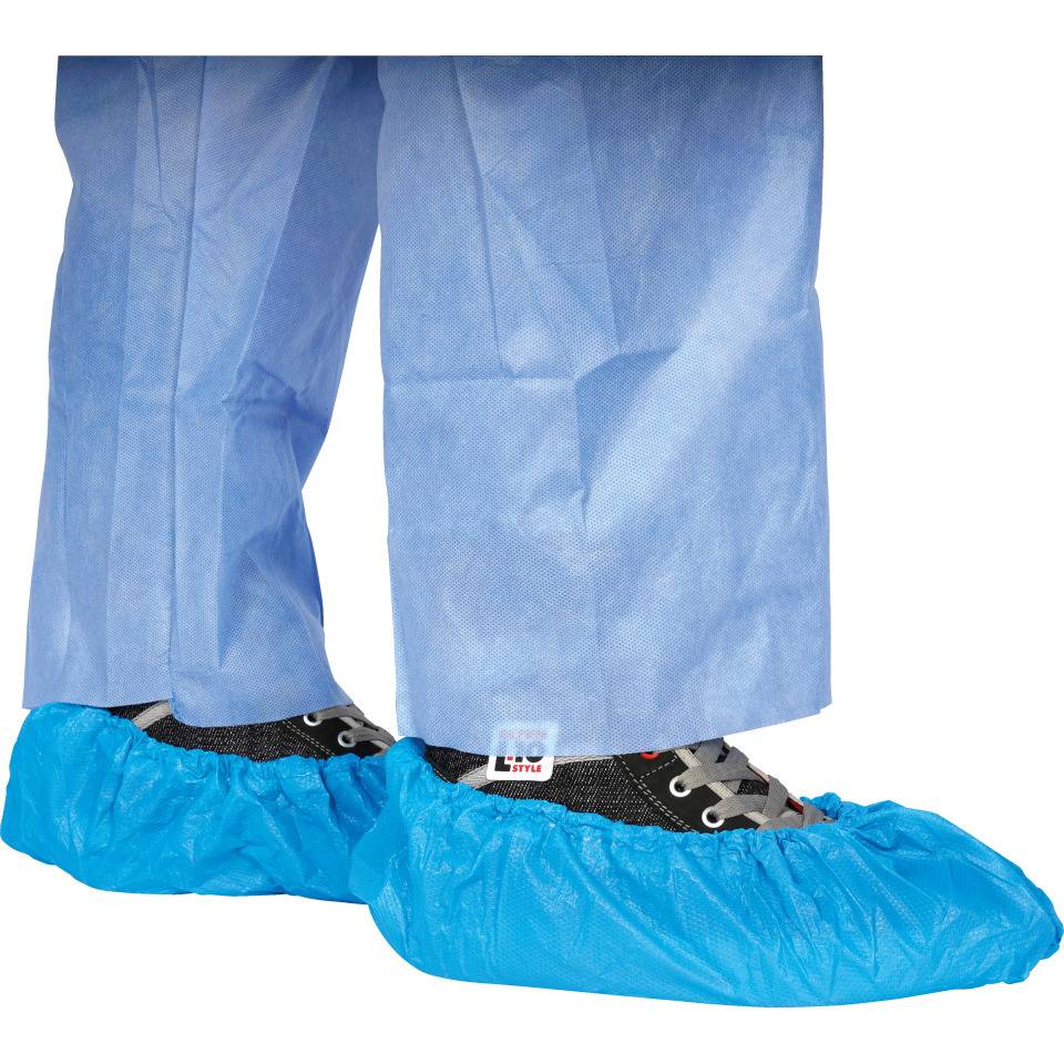 Einweg-Schuhschutz Basic, dunkelblau, Polyethylen, Universalgröße, 100/VE