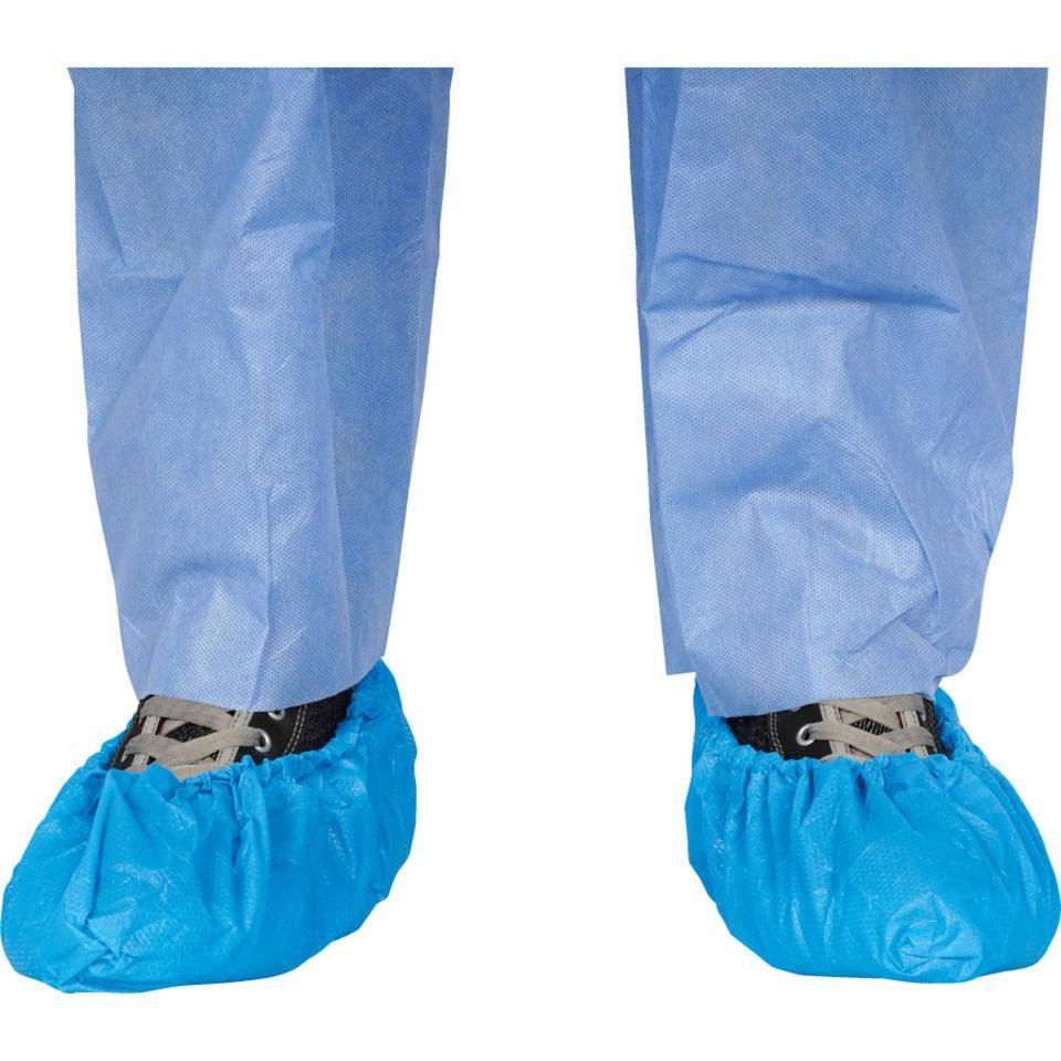 Einweg-Schuhschutz Basic, dunkelblau, Polyethylen, Universalgröße, 100/VE