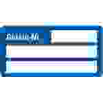 Inventaretikett Geräte Nr., blau, 3M Scotchcal, Klappkaschierung, 50x25mm, 8/Bogen