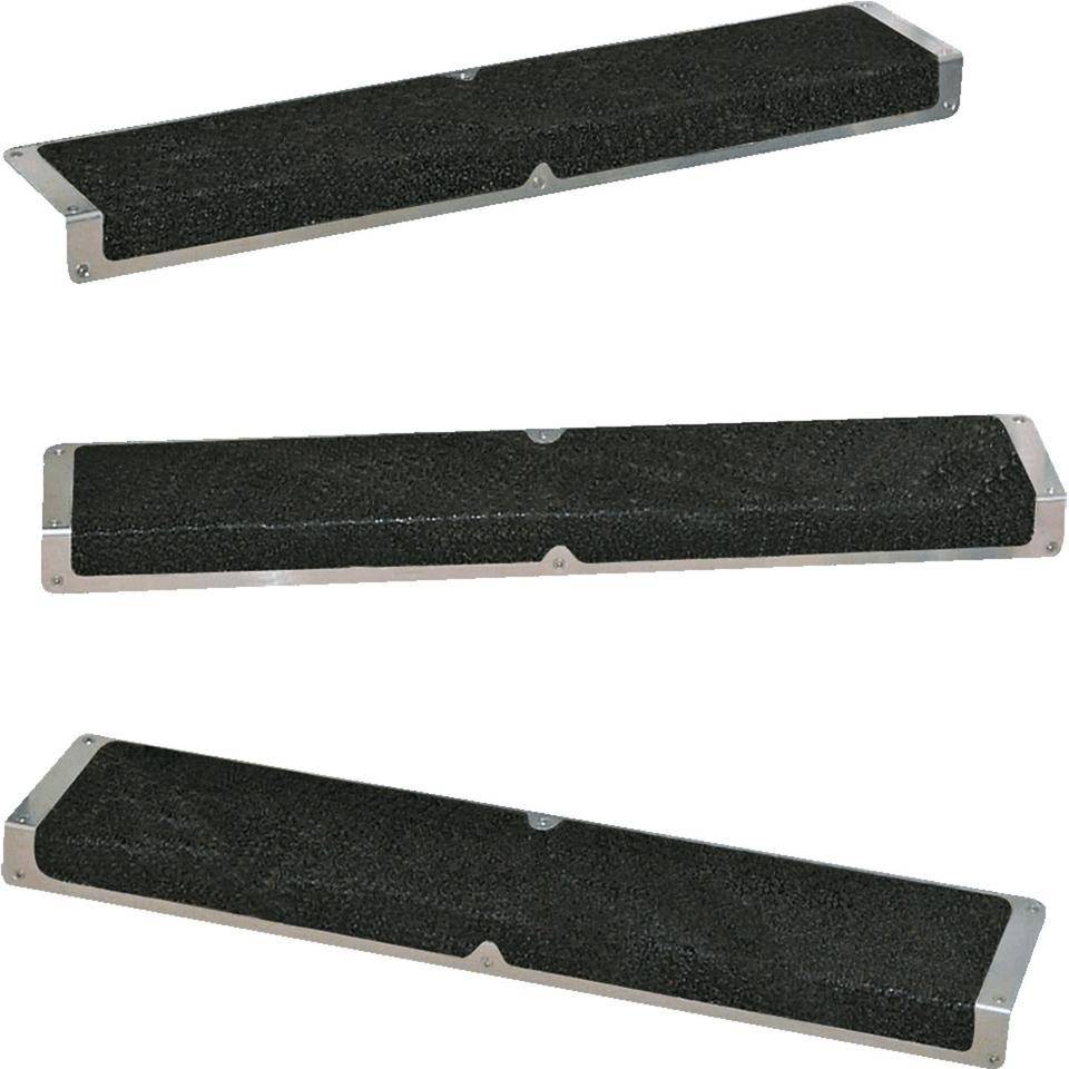 Treppenkantenprofil Extra, mit 3M Safety-Walk™Antirutschbelag, schwarz, 120x1000x45mm, ASR A1.5