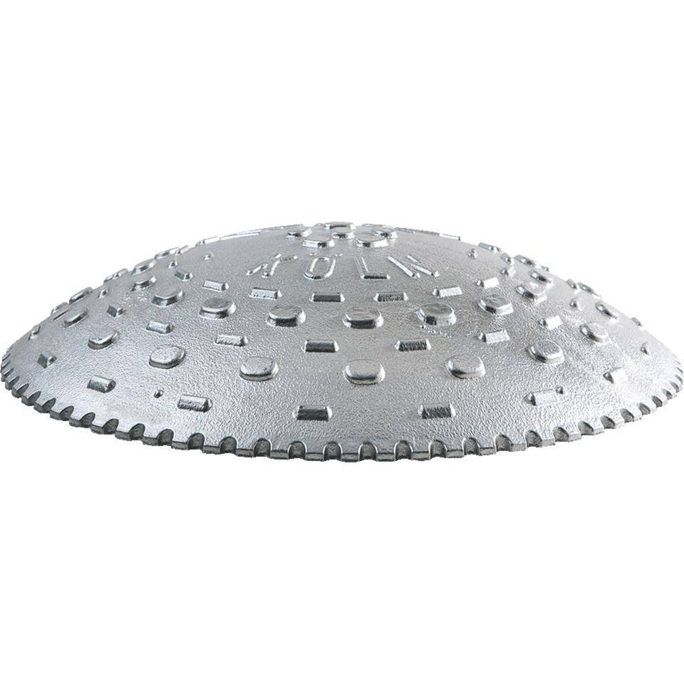 Tempo-Stopp-Nägel Kölner Teller, Aluguss, 60mm, Ø 300mm, zur Befestigung ist ein Zweikomponentenkleber erforderlich