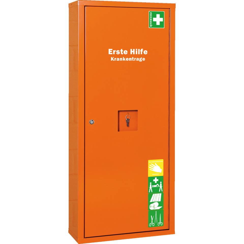 SÖHNGEN® Sanitätswandschrank Stocky, DIN 13157:2021, orange, 490x1120x200mm