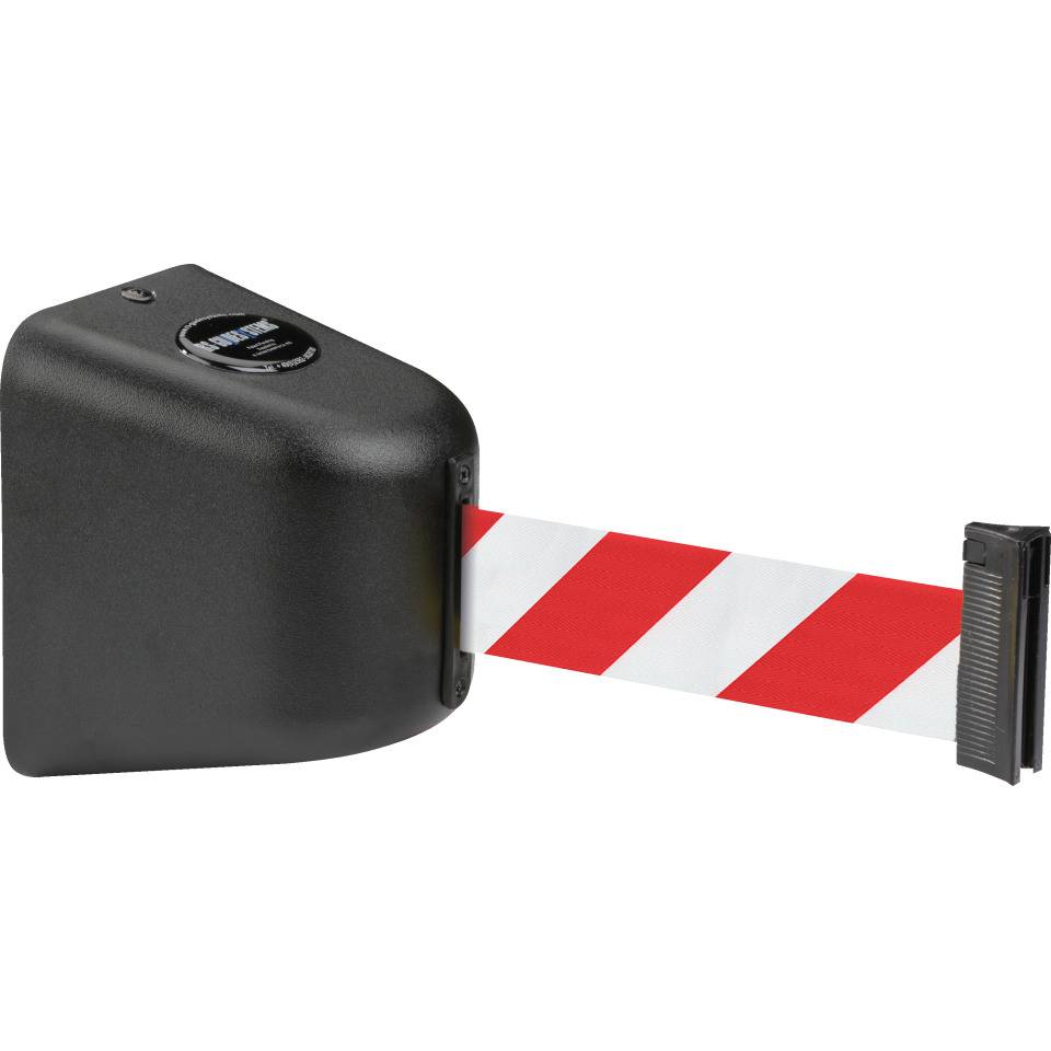 RS-GUIDESYSTEMS Gewebegurt-Wandkassette Outdoor, ABS-Kunststoff, rot/weiß, 5m