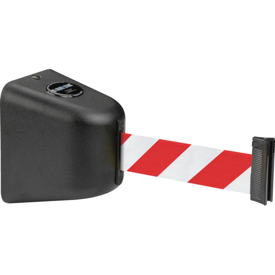 RS-GUIDESYSTEMS Gewebegurt-Wandkassette Outdoor, ABS-Kunststoff,rot/weiß, 5m