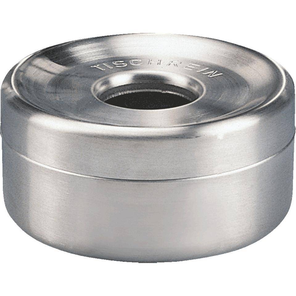 Sicherheits-Tischascher, Deckel abnehmbar, silber, Edelstahl, Ø 150mm, H 70mm, 1 l