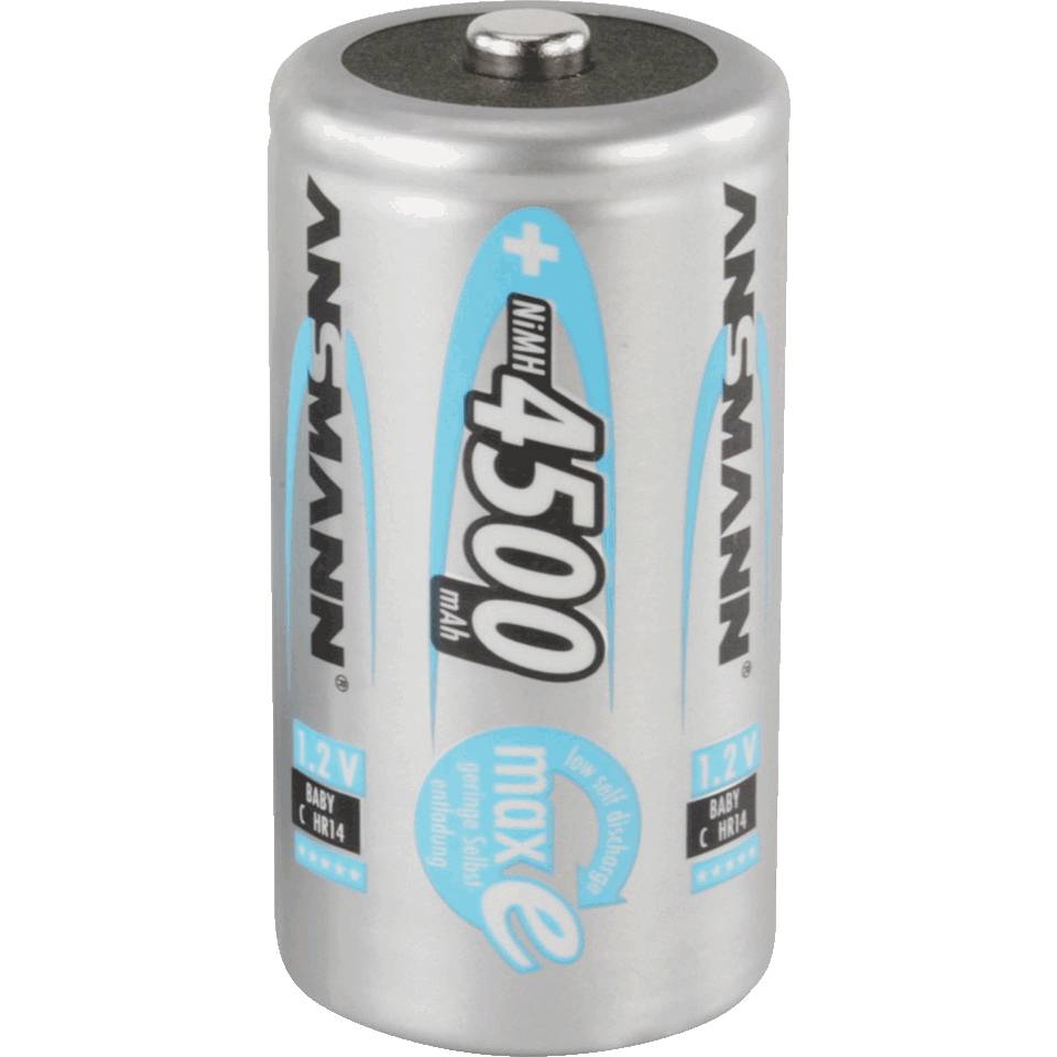 ANSMANN NiMH max-e-Akku Baby/C, 4500mAh, 1,2 Volt