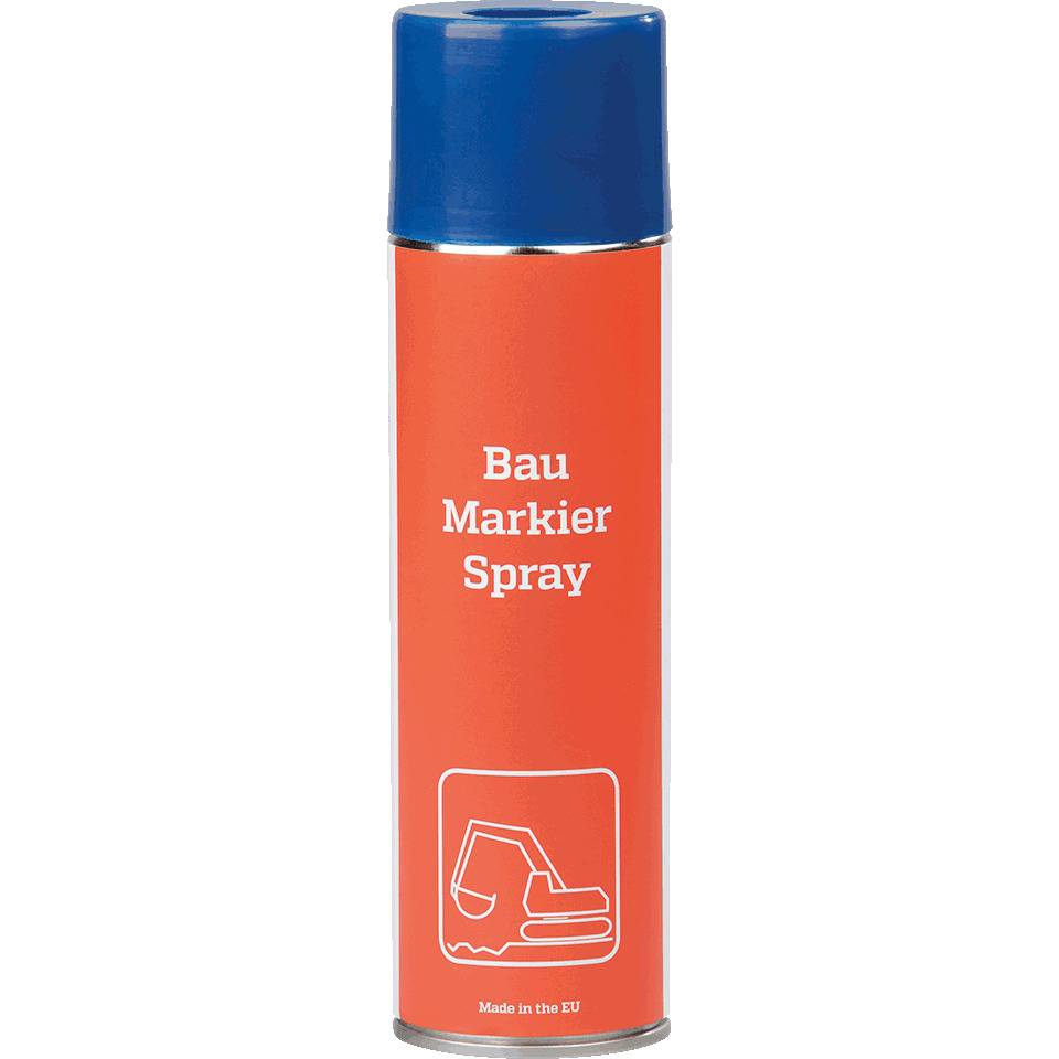 Baustellen-Markierfarbe, schnelle Markierung auf allen Flächen, blau, 500ml/Dose