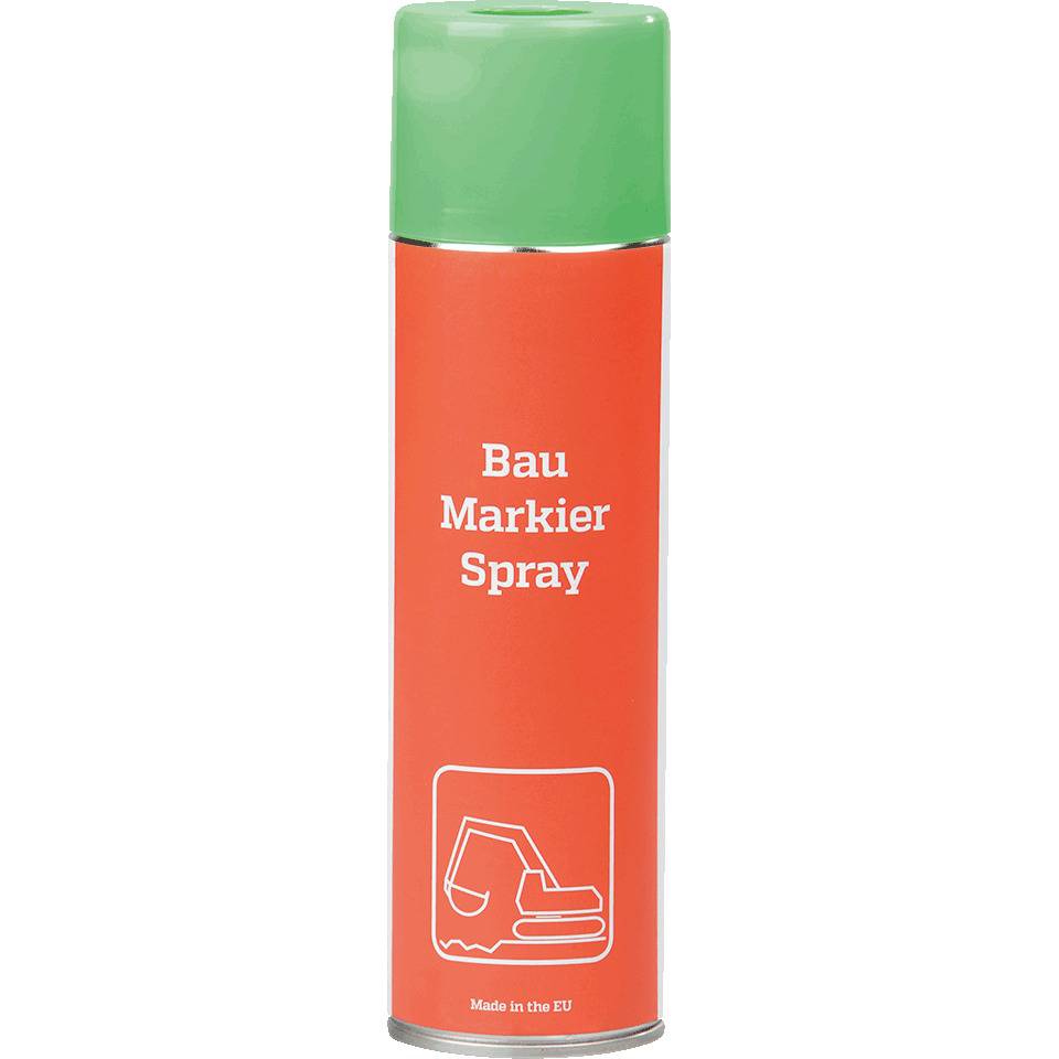 Baustellen-Markierfarbe, schnelle Markierung auf allen Flächen, grün, 500ml/Dose