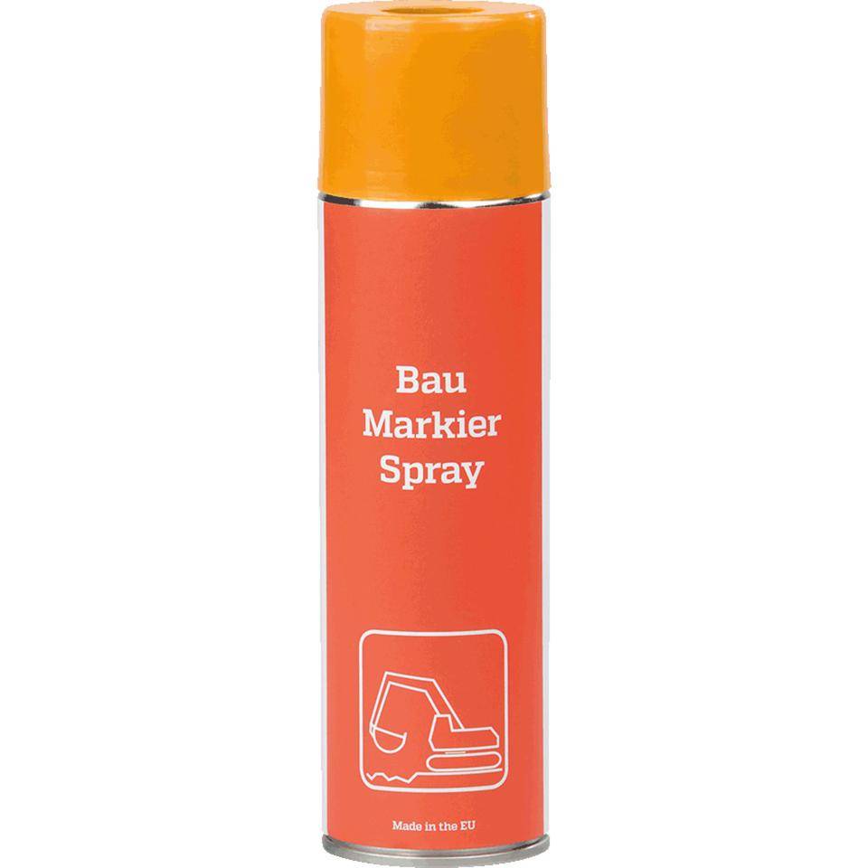 Baustellen-Markierfarbe, schnelle Markierung auf allen Flächen, orange, 500ml/Dose