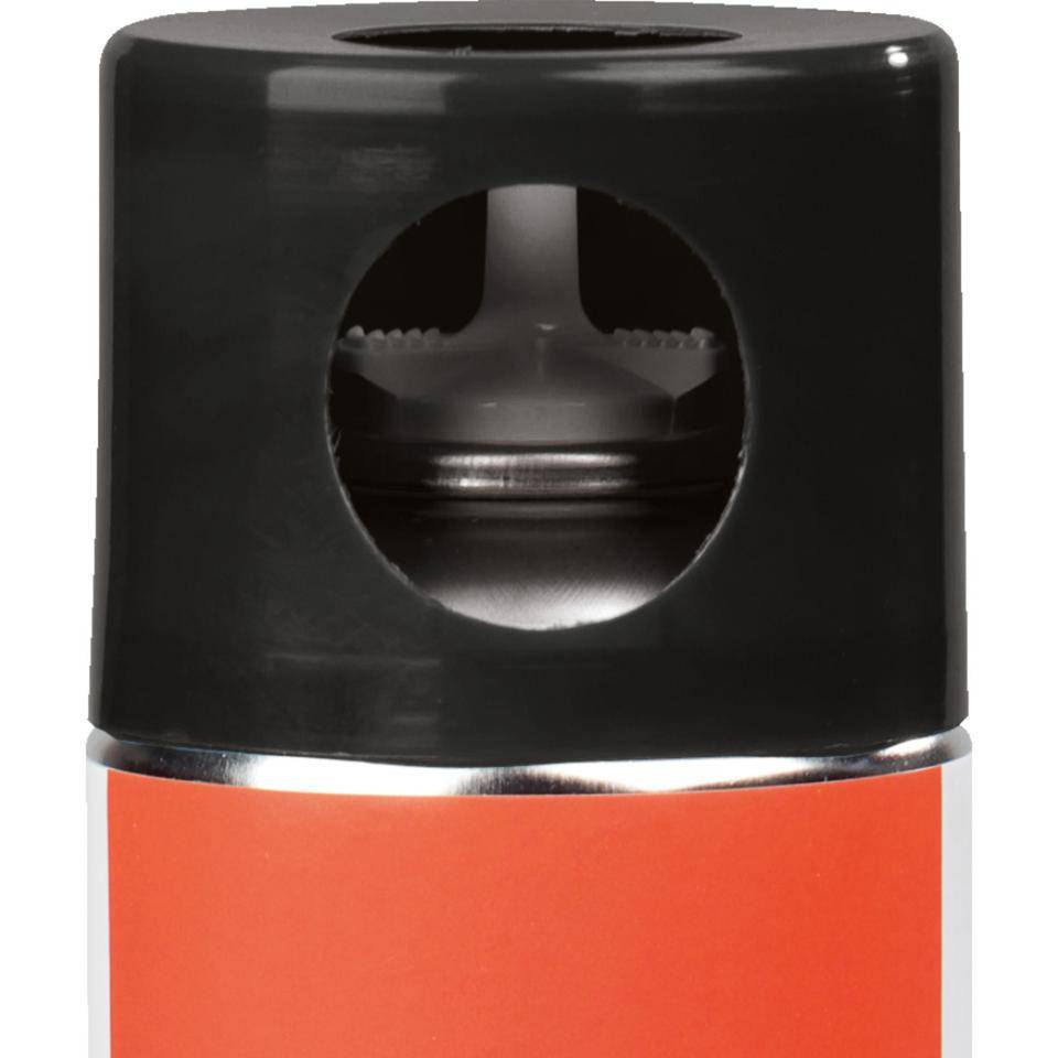 Baustellen-Markierfarbe, schnelle Markierung auf allen Flächen, schwarz, 500ml/Dose