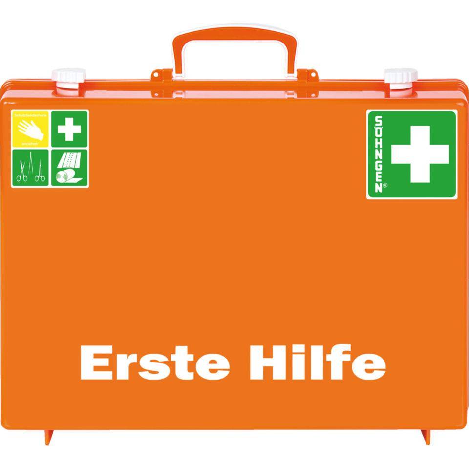 SÖHNGEN® Erste-Hilfe-Koffer Senior, Füllung DIN 13169, orange