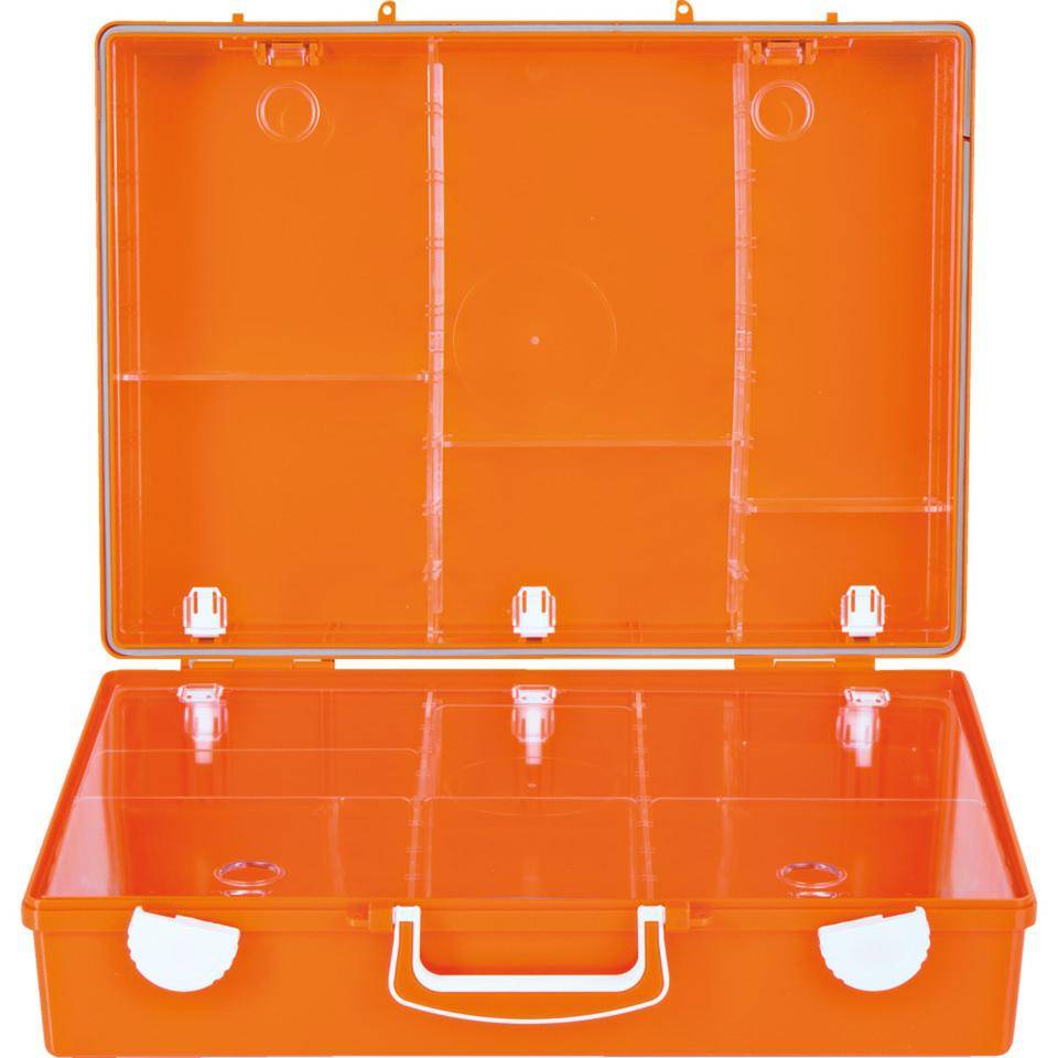 SÖHNGEN® Erste-Hilfe-Koffer Senior, ohne Füllung, orange, Wandhalterung
