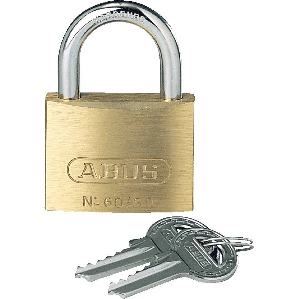 ABUS Vorhängeschloss Serie 60, gleichschließend, B 48mm, Bügelhöhe 24mm, Ø 7,0mm