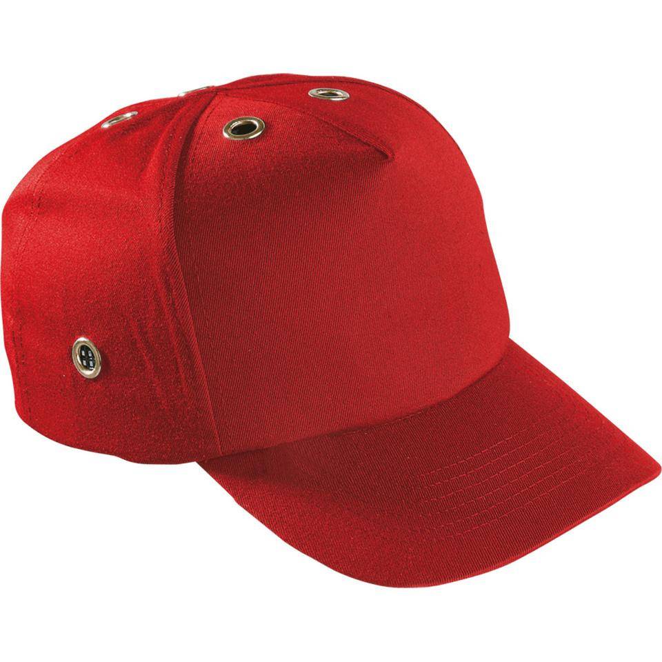 VOSS Anstoßkappe Cap classic, EN 812, rot, verstärkte Baumwolle,165g
