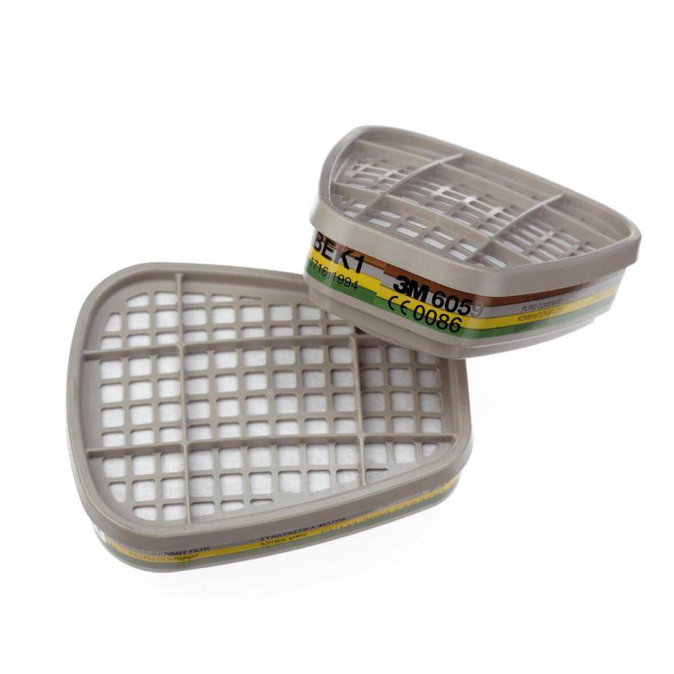 3M Atemschutzfilter ABEK1, für Halbmaske 6200/7500, 2/VE