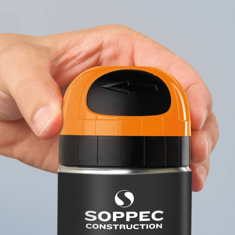 SOPPEC Markierfarbe Tempo T.P., für ca. 8 Wochen, orange, 500ml/Dose