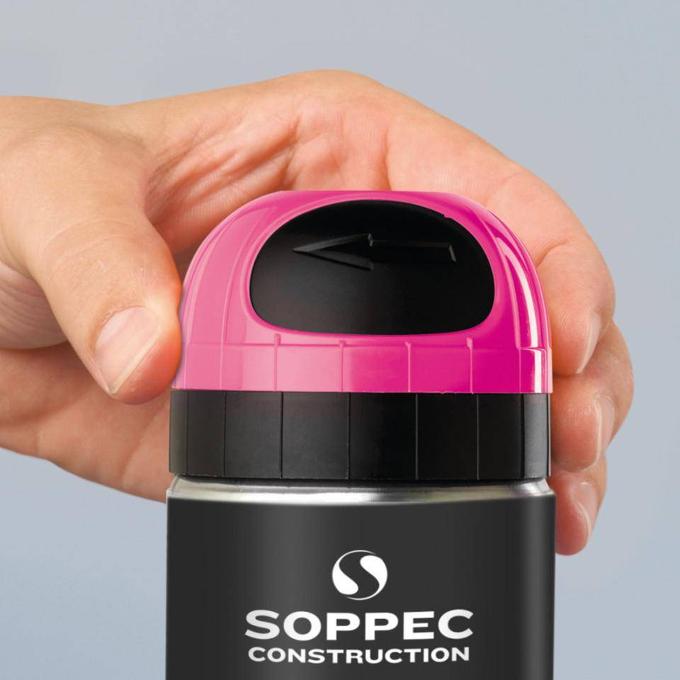 SOPPEC Markierfarbe Fluo T.P., für ca. 10 Monate, pink, fluoreszierend, 500ml/Dose