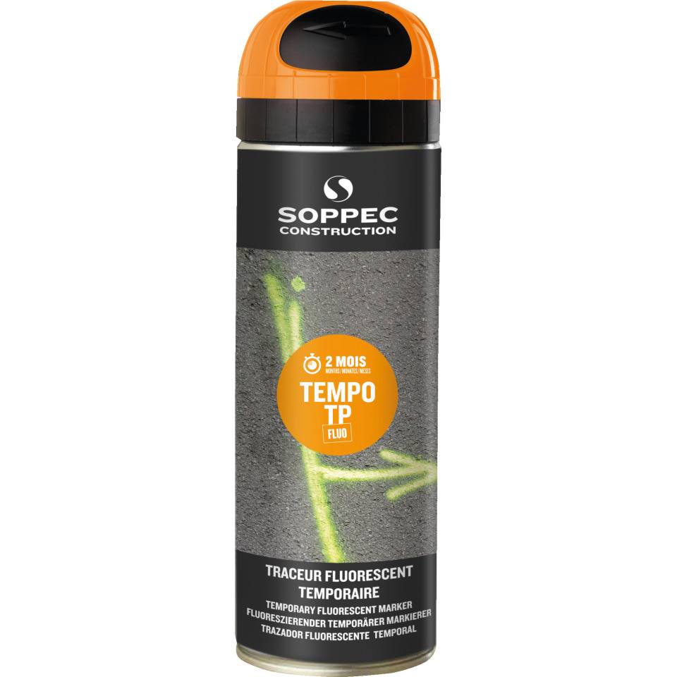 SOPPEC Markierfarbe Tempo T.P., für ca. 8 Wochen, orange, 500ml/Dose