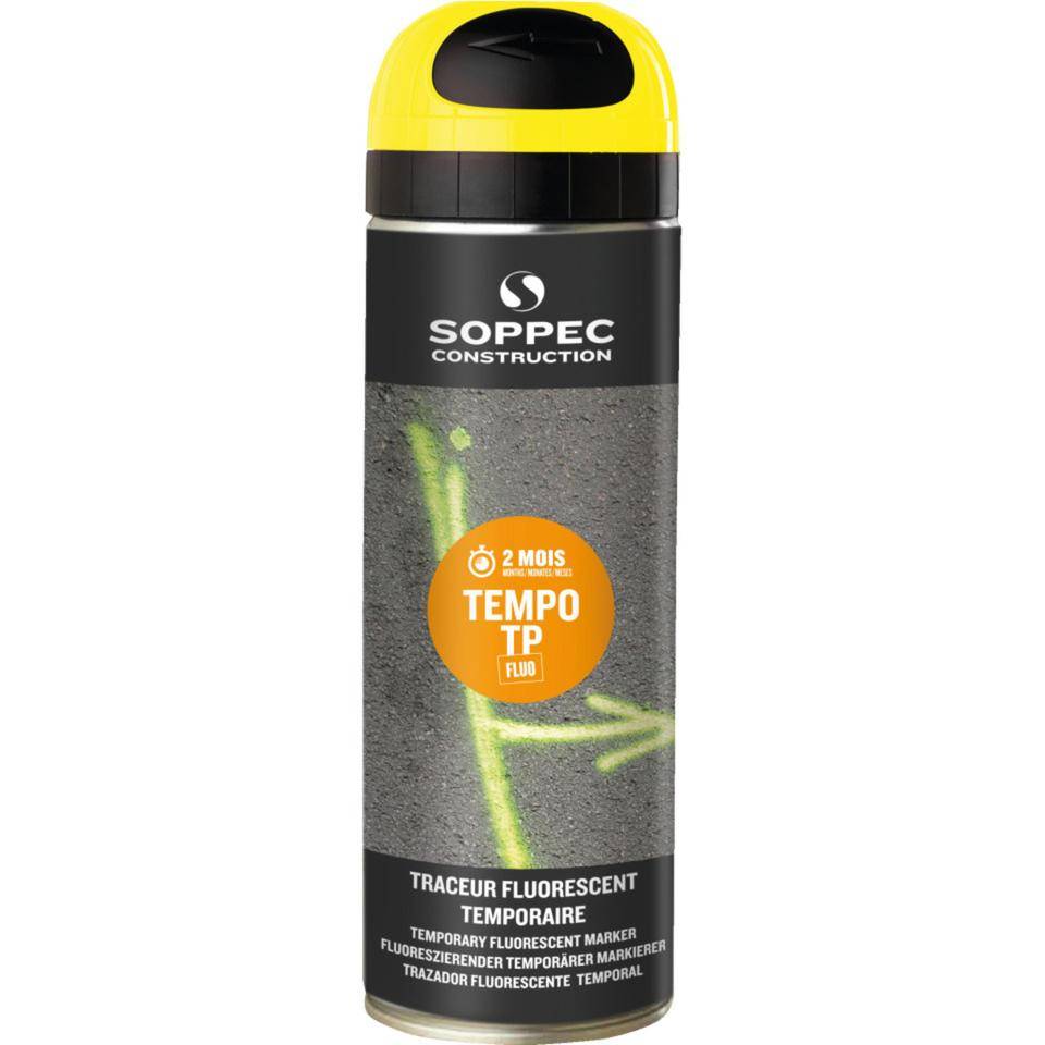 SOPPEC Markierfarbe Tempo T.P., für ca. 8 Wochen, gelb, 500ml/Dose
