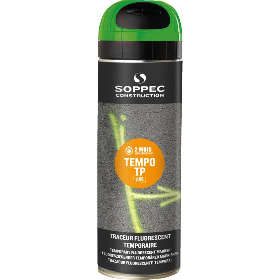 SOPPEC Markierfarbe Tempo T.P., für ca. 8 Wochen, grün, 500ml/Dose