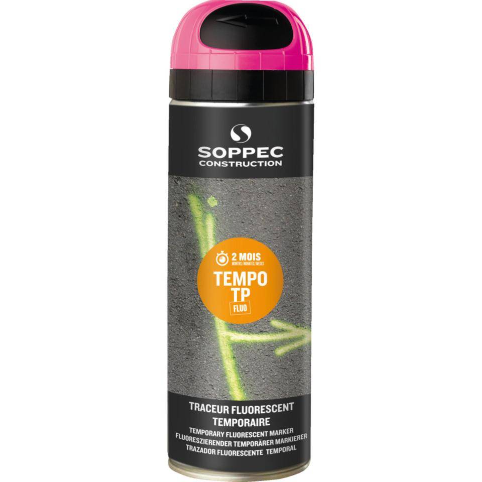 SOPPEC Markierfarbe Tempo T.P., für ca. 8 Wochen, pink, 500ml/Dose