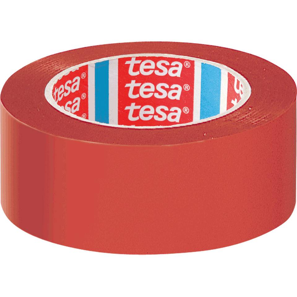 tesa® Bodenmarkierungsband 4169, rot (ca. RAL 3001), 50mm, 33m/Rolle
